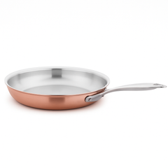 Divani Stainless Steel & Copper Frypan – 24x5.5 cm - Habitt