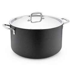 Doria Aluminum Non-Stick Casserole with Lid – 32x20 cm - Habitt