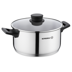 Pera Stainless Steel Casserole with Lid – Available in 24x12 cm & 24x16 cm (Deep Dish) - Habitt