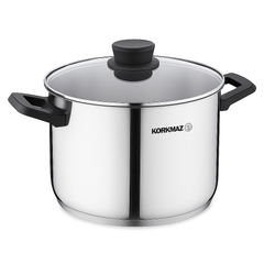 Pera Stainless Steel Casserole with Lid – Available in 24x12 cm & 24x16 cm (Deep Dish) - Habitt