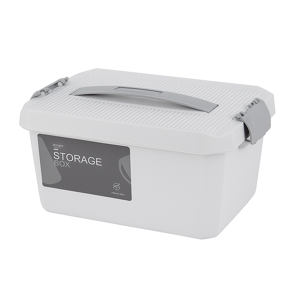 Multipurpose Storage Box with Handle – Grey