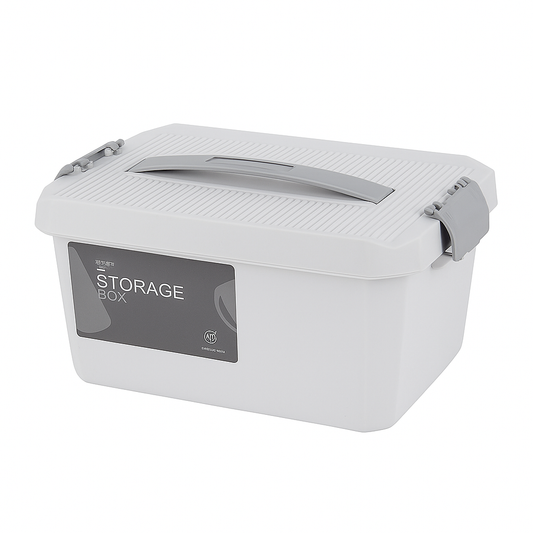 Multipurpose Storage Box with Handle – Grey