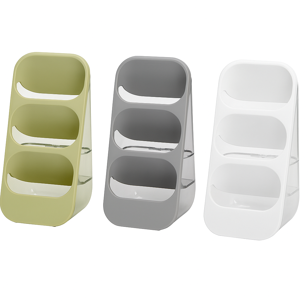 Standing Spoon Rack – Assorted Colours, Multi-Slot Upright Kitchen Utensil Holder & Space-Saving Spoon Organizer