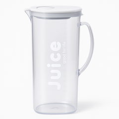 Transparent Juice Jug 1200 ml – Clear Plastic Beverage Pitcher with Handle & Lid for Water, Juice & Cold Drinks