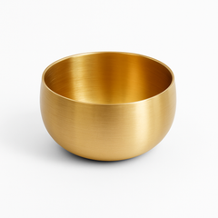 Golden Stainless Steel Soup Bowl – 12 cm | Premium Gold Finish Serving Bowl