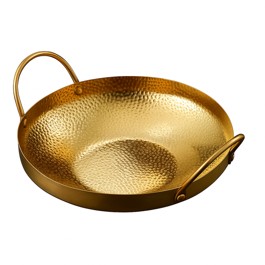 Hammered Golden Wok – 20 cm / 22 cm / 24 cm / 26 cm / 28 cm