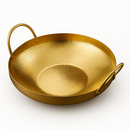 Hammered Golden Wok – 20 cm / 22 cm / 24 cm / 26 cm / 28 cm