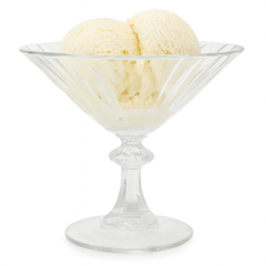 4-Piece Crystal Clear Glass Dessert Bowl Set – Elegant Footed Ice Cream & Pudding Cups