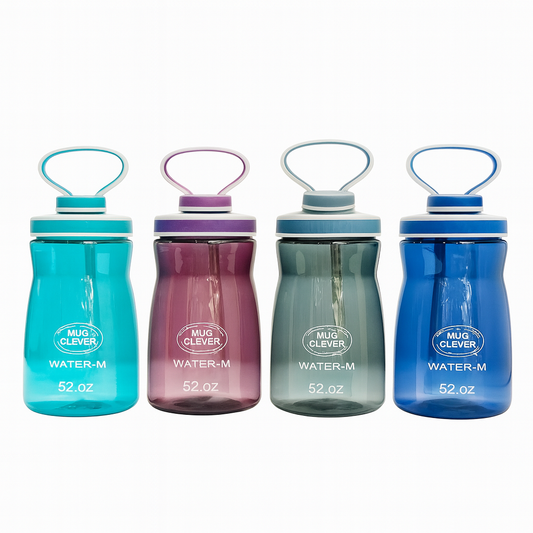1Pc Compact Plastic Water Bottles (Assorted) – Leak-Proof Travel & Gym Bottles