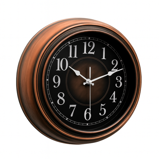 Vintage Titanic Wall Clock – Antique Bronze Plastic Frame, Silent Quartz Movement