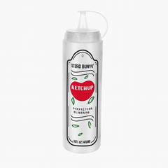 Patterned Sauce Bottle – 400 ml Squeeze Dispenser with Stylish Print