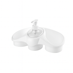 Dishwash / Soap Dispenser & Sponge Holder – 250 ml Kitchen Organizer