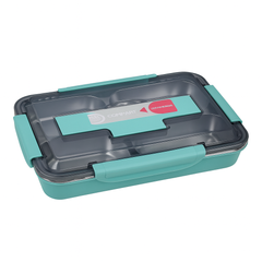 Premium Stainless Steel Lunch Box with Compartments – Leakproof Bento Lunch Container for Office, School & Travel