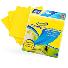 (3-Pack) Cleaning Cloth  — Multi-Purpose Absorbent Cloths for Home & Kitchen