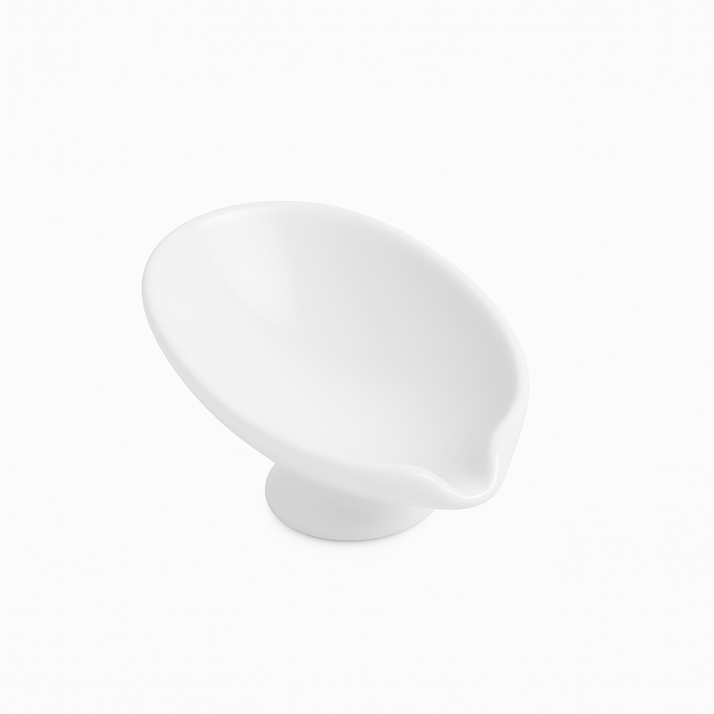 1-Piece Assorted Design Ceramic Soap Dish – Elegant Bathroom Soap Holder