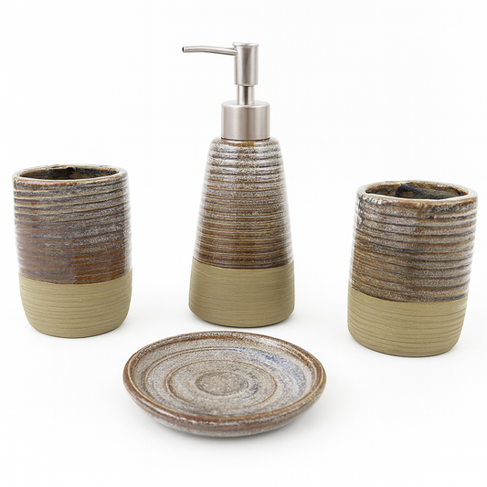 4 Pcs Bathroom Set – Bath Accessory Set