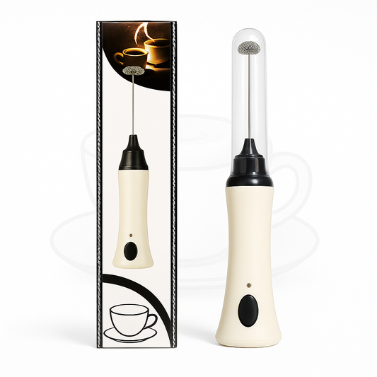 Electric Milk Frother – Handheld Foam Maker for Coffee & Beverages