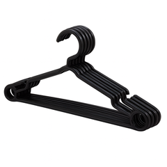 (PACK OF 6) Cloth Hangers – Durable Plastic Hangers