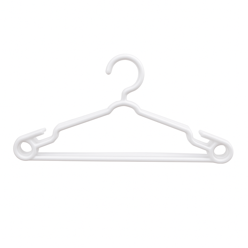 (PACK OF 6) Cloth Hangers – Durable Plastic Hangers - Habitt