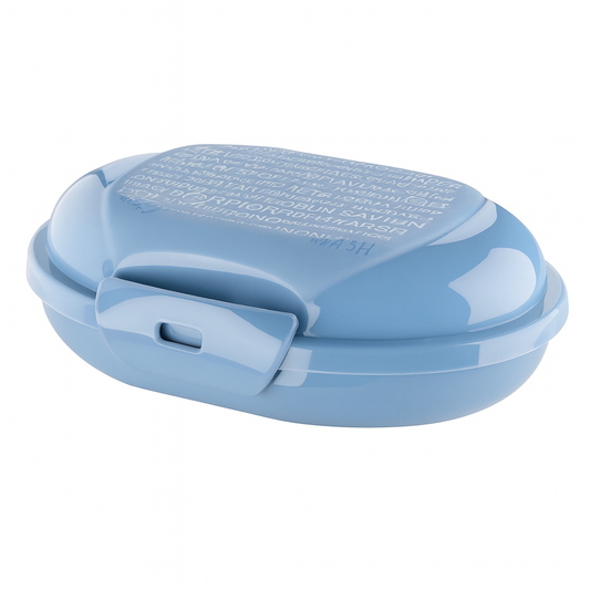 Travel-Friendly Plastic Soap Case | Leak-Proof Soap Box with Lock Clip | Compact & Hygienic Bathroom Accessory