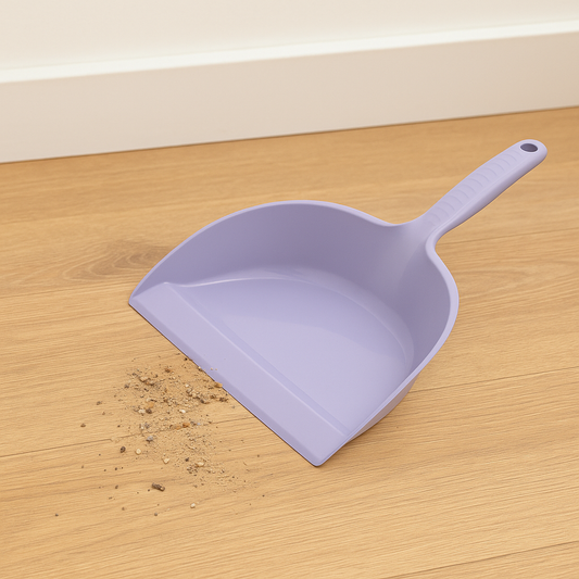 Durable Plastic Dustpan | Lightweight Handheld Cleaning Pan with Easy-Grip Handle | Ideal for Home & Office Use