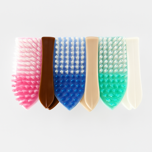 1Pc Cloth Cleaning Brush (Assorted) – Durable Handheld Laundry Brush with Grip Handle (Assorted Colors)