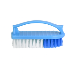 1Pc Cloth Cleaning Brush – Dual-Color Handle Brush for Laundry & Fabric Care (Blue and Green)