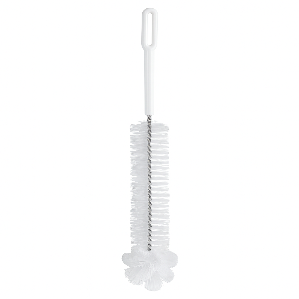 1Pc Classic Bottle Cleaning Brush with Soft Bristles & Hanging Handle – Ideal for Baby Bottles, Sports Bottles & Jars