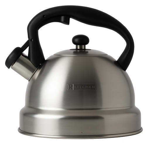 1Pc Exclusive 2.5L Stainless Steel Whistling Kettle – Premium Tea & Coffee Kettle for Gas and Induction Stovetops