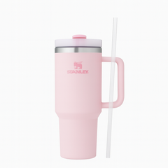 Stanley 40oz Quencher Tumbler with Handle & Straw | 680g Heavy-Duty Stainless Steel Travel Mug | Vacuum Insulated Cup (Soft Pink)