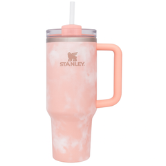 Stanley 40oz Quencher Tumbler with Handle & Straw | 680g Heavy-Duty Stainless Steel Insulated Cup | Cloud Edition (Pink & Blue)