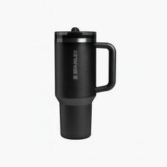 Stanley 40oz Quencher Pro Tour Tumbler with Handle & Straw | 680g Heavy-Duty Stainless Steel | Anti-Leak Vacuum Insulated Travel Mug (Matte Black – S-19)