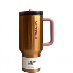 Stanley Pro Tour Travel Mug 40 oz (Copper Edition) | Heavy-Duty Insulated Stainless-Steel Tumbler with Handle | Anti-Leak, Double-Wall Vacuum Flask | 680 g Premium Build