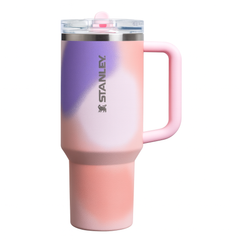 Stanley 40oz Quencher Tumbler with Handle & Straw | 680g Heavy-Duty Stainless Steel Vacuum Insulated Cup | Dual Tone Edition (Blue & Pink – S-23)