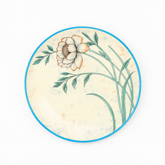 Floral Ceramic Side Plate – 4-24c