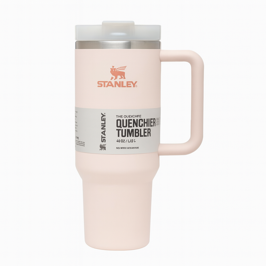 Stanley 40oz Quencher Tumbler with Handle & Straw | 680g Heavy-Duty Stainless Steel Vacuum Insulated Cup | Leakproof Travel Mug for Hot & Cold Drinks