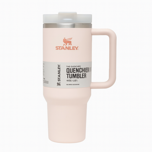 Stanley 40oz Quencher Tumbler with Handle & Straw | 680g Heavy-Duty Stainless Steel Vacuum Insulated Cup | Leakproof Travel Mug for Hot & Cold Drinks