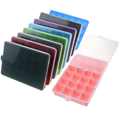 Silicone Ice Tray with Cover – 24 Cube Ice Mold (Assorted Colors)