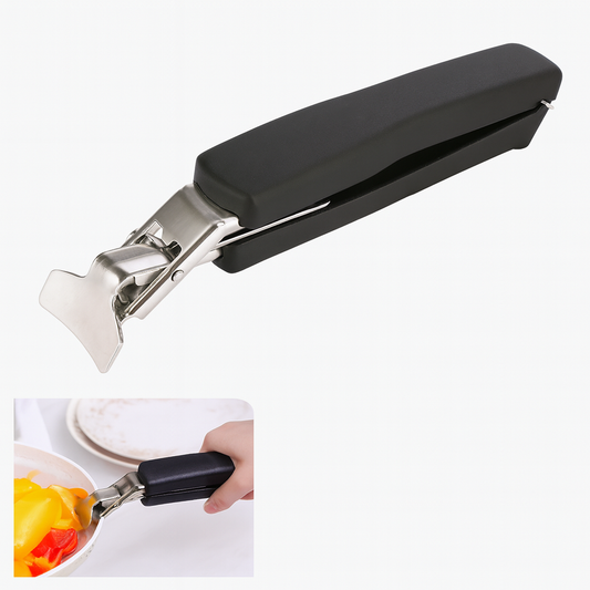 Stainless Steel Bowl Holder – Heat-Resistant Clip Handle for Hot Pots, Pans & Plates