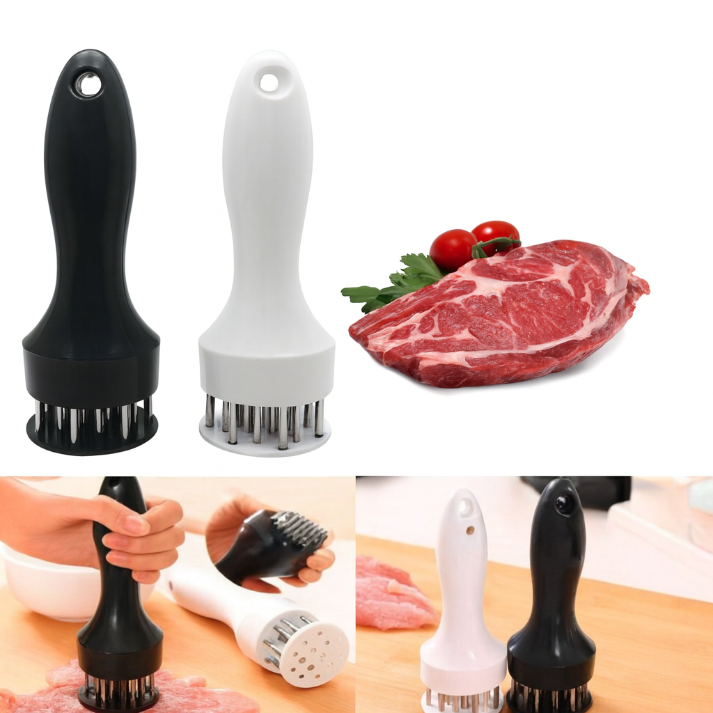 Meat Tenderizer Tool – Stainless Steel Needle Tenderizer for Steak, Chicken & BBQ Marinades