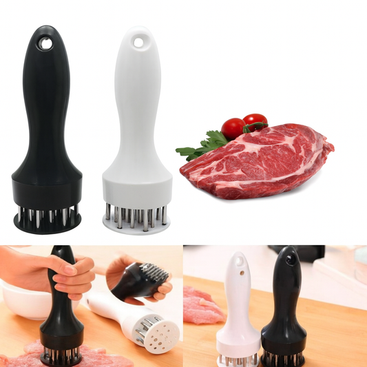 Meat Tenderizer Tool – Stainless Steel Needle Tenderizer for Steak, Chicken & BBQ Marinades