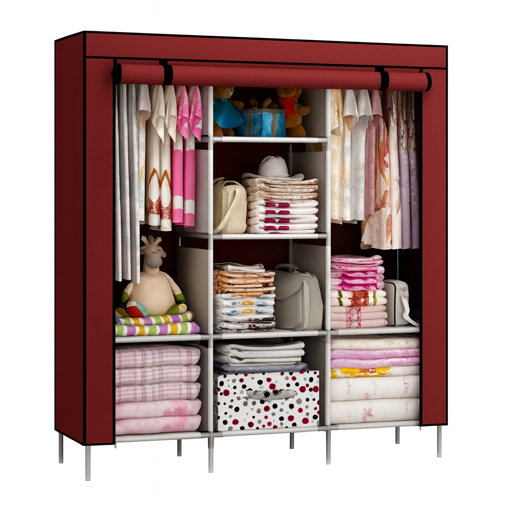 Storage Wardrobe – Portable Fabric Closet Organizer