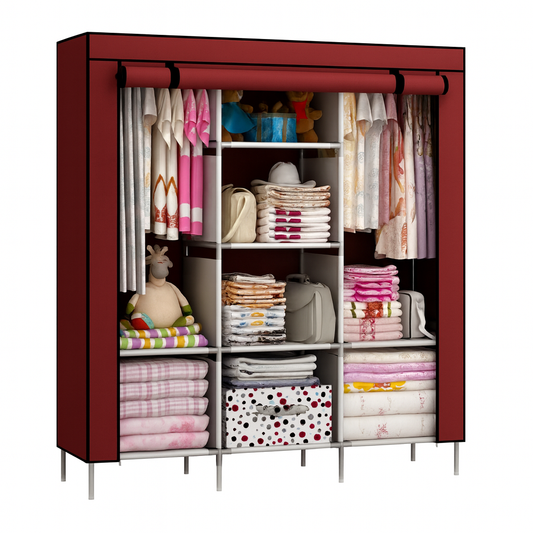 Storage Wardrobe – Portable Fabric Closet Organizer