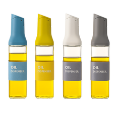 Oil Dispenser Bottle 500ml – Glass Kitchen Oil Pourer (Assorted Colors)