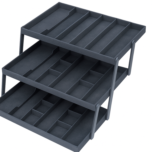 Multilayer Drawer Organizer for Jewelry & Accessories – Stackable Storage Trays