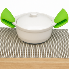Silicone Clip Pot Holder – 2 Pcs Set (Assorted Colors)
