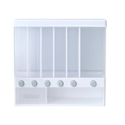 Wall-Mounted Rice &amp; Cereal Dispenser – 10kg Multi-Compartment Grain Storage Container - Habitt