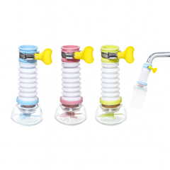 Adjustable Faucet Shower Head with Flexible Hose – Assorted Colors, 360° Rotating Water Saver Sprayer