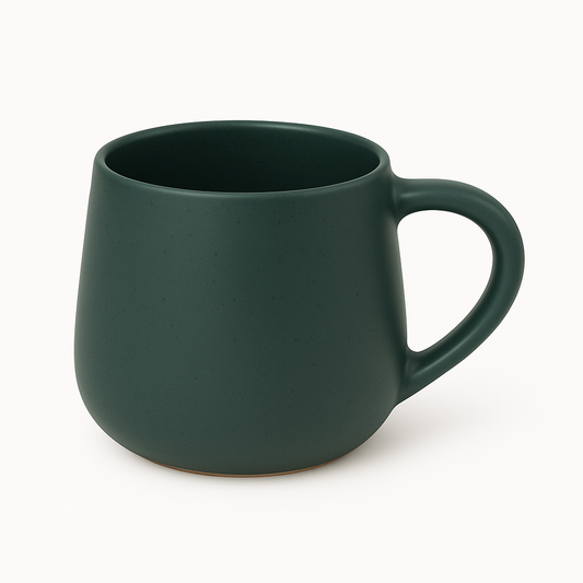 Classic Ceramic Mug 480ml Collection – Mehroon, Green, Blue & Brown Variants