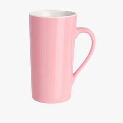 Ceramic Tall Mug 450ml Collection – Red, Blue, Yellow, Pink & Green